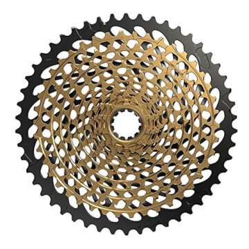 SRAM XX1 Eagle XG-1299 Cassette - 12 Speed, 10-50t, Gold/Black, For XD Driver Body