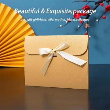 Weximil 100% Mulberry Silk Scarf for Women - 59”*6.3” Long Headscarf Neck Scarf Hair Wraps - Shawls with Gift Packed 007