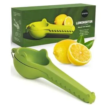 Gracula Garlic Crusher + Crocodile Lemon Squeezer Bundle