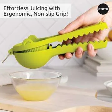 Gracula Garlic Crusher + Crocodile Lemon Squeezer Bundle