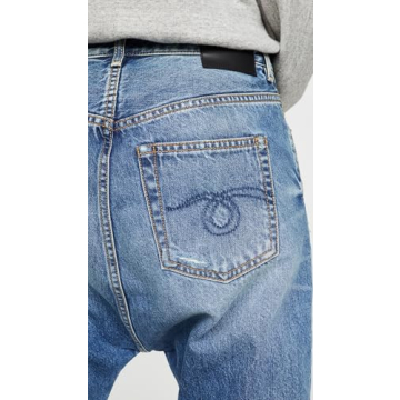 Shop R13 Women's Drop Denim in Bain Blue - Stylish Comfort