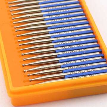 High Precision JINGLING Diamond Grinding Bits Pack of 30
