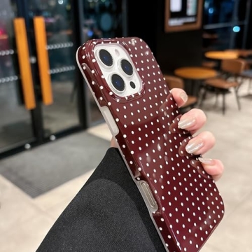 Jmltech Cute Polka Dot Phone Case for iPhone 16 Plus