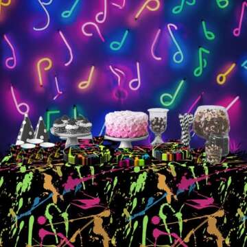 HIPVVILD Neon Party Supplies for Memorable Celebrations