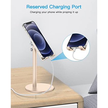 OMOTON Adjustable Phone Stand for All Smartphones and Tablets