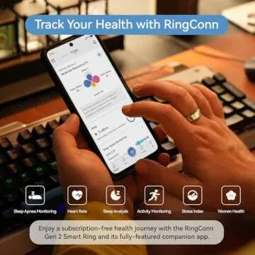 RingConn Gen 2 Smart Ring - Sleep Apnea Tracking & More