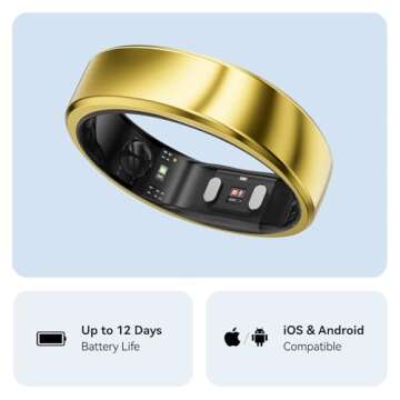 RingConn Gen 2 Smart Ring - Sleep Apnea Tracking & More