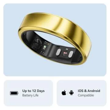 RingConn Gen 2 Smart Ring - Sleep Apnea Tracking & More