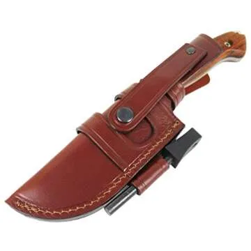 JEO-TEC Nº31 Outdoor Bushcraft Fixed Blade Knife - 4.5" Rock Solid