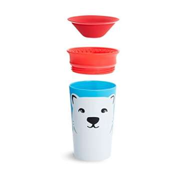 Munchkin® Miracle® 360 WildLove Sippy Cup, 9 Oz, Polar Bear