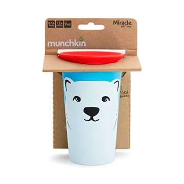 Munchkin® Miracle® 360 WildLove Sippy Cup, 9 Oz, Polar Bear