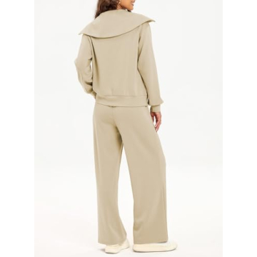 Stylish Aleumdr Two Piece Sweatpants for Women