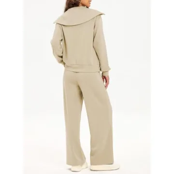 Stylish Aleumdr Two Piece Sweatpants for Women