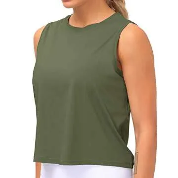 Dragon Fit Women Sleeveless Yoga Tops - Stylish Workout Crop