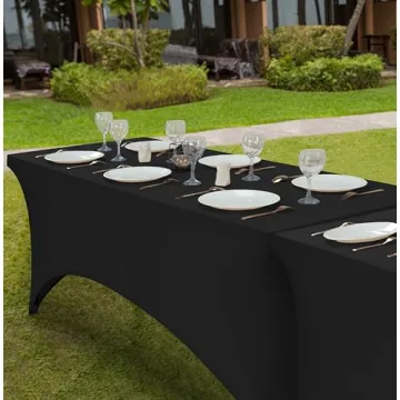 Utopia Kitchen 4FT Spandex Tablecloth for Events