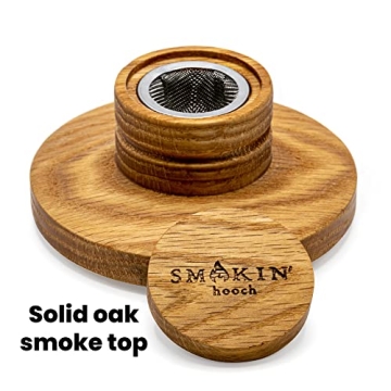 Cocktail Smoker Kit with Oak Top & Wood Chip Flavors