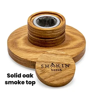 Cocktail Smoker Kit with Oak Top & Wood Chip Flavors