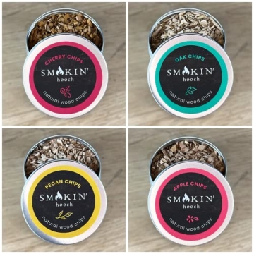 Cocktail Smoker Kit with Oak Top & Wood Chip Flavors