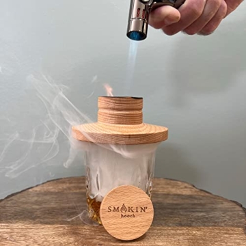 Cocktail Smoker Kit with Oak Top & Wood Chip Flavors
