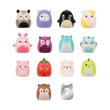 SQUISH-A-LONGS 14 Pack - Collect, Trade & Play Mini-Squish