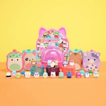 SQUISH-A-LONGS 14 Pack - Collect, Trade & Play Mini-Squish