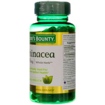 Nature's Bounty Natural Whole Herb Echinacea 400mg, 100 Count (Pack of 2)