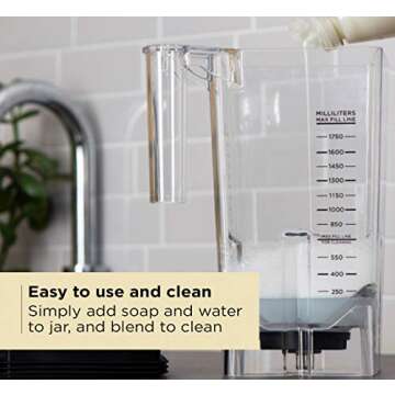 JAWZ High Performance Blender, 64 Oz Professional Grade Countertop Blender, Juicer, Smoothie or Nut Butter Maker, Precision Smart Touch Variable Speed, Stainless Steel Blades, Silver