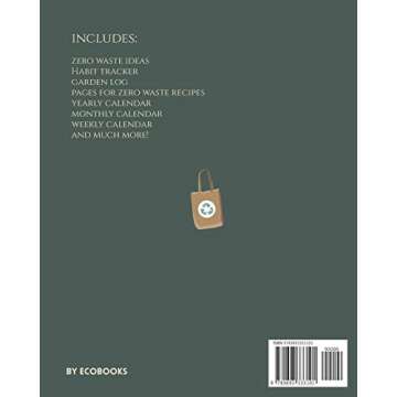 Zero waste year 2024 Planner and Journal: Plastic free, sustainable living, calendar 2024. Tips on e...