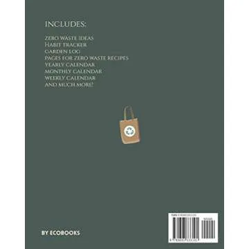 Zero waste year 2024 Planner and Journal: Plastic free, sustainable living, calendar 2024. Tips on e...