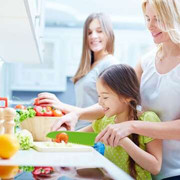 COZYMATE Kids Knife Set for Safe Cooking Fun