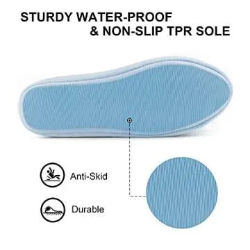 BCTEX COLL Cozy Velvet Slippers for Women - Non-Slip Comfort