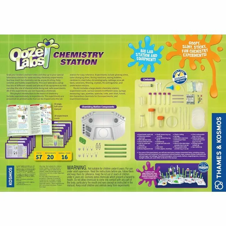 Fun Science Kit for Kids with 20 Safe Experiments