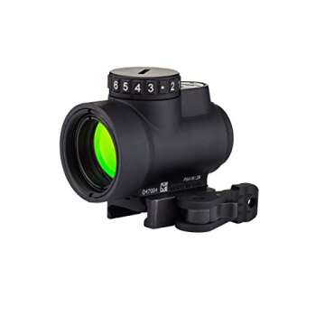 Trijicon MRO (Miniature Rifle Optic) 2.0 MOA Adjustable Green Dot Scope, Includes Levered Quick Release Low Mount