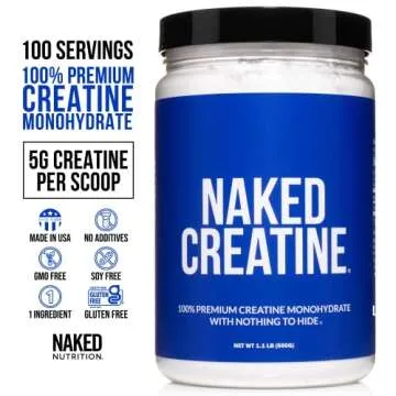 Soy-Free Protein Bundle with 8LB Naked Mass and Creatine