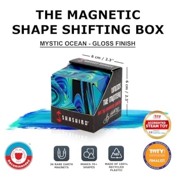 SHASHIBO Shape Shifting Box - Vibrant Fidget Toy for All Ages