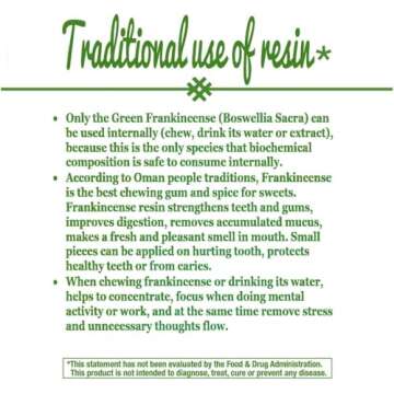 Royal Green Frankincense Hojari from Oman - Pure Incense