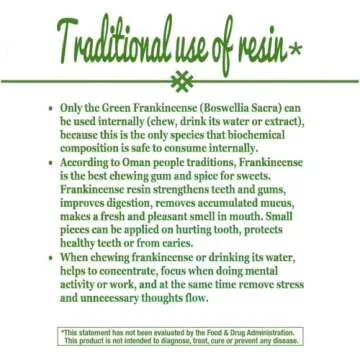 Royal Green Frankincense Hojari from Oman - Pure Incense