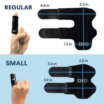 Dr. Frederick's Original Trigger Finger Splint - 2 ct - Mallet Splint & Brace for Arthritis, Injury,...