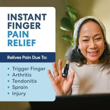 Dr. Frederick's Original Trigger Finger Splint - 2 ct - Mallet Splint & Brace for Arthritis, Injury, & Sprain - Fits Index, Middle, & Ring Fingers - Adjustable for All-Day Comfort - Doctor-Developed