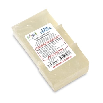 Primal Elements Clear Soap Base - Moisturizing Melt and Pour Glycerin Soap Base for Crafting and Soa...