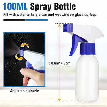 rabbitgoo Window Tint Kit, Window Privacy Film Installation Tint Tools, 3 Pieces Easy to Apply Frost...