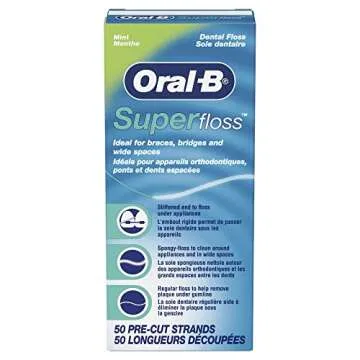 Oral-B Super Floss for Dental Health, Mint Flavor 50 Count