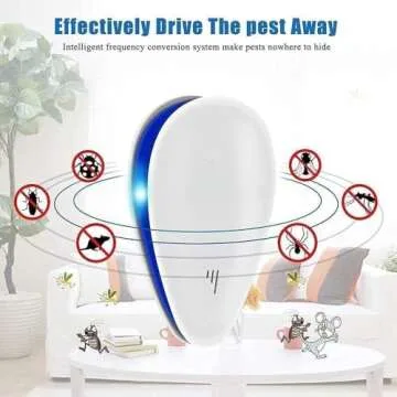 Ultrasonic Mice Repellent Indoor - Pest Control Plug-in for Bugs