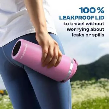 Frost Buddy Togo Buddy - 30 oz Stainless Steel Vacuum Insulated Tumbler - Thermal Mug for Hot and Cold Drinks - Dunkin Cup (Crimson)