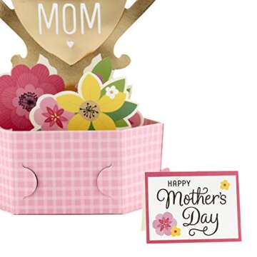 Hallmark Pop Up Mothers Day Card (Displayable World's Best Mom Trophy)