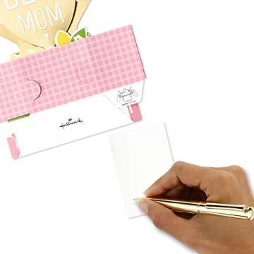 Hallmark Pop Up Mothers Day Card (Displayable World's Best Mom Trophy)
