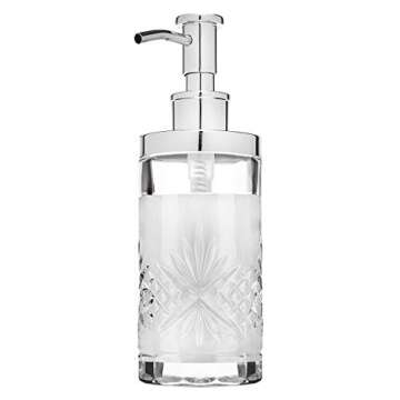 Godinger Dublin Crystal Lotion and Soap Dispenser Pump