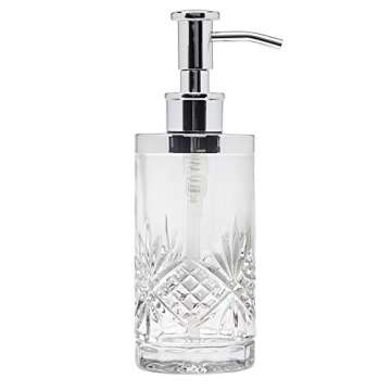 Godinger Dublin Crystal Lotion and Soap Dispenser Pump