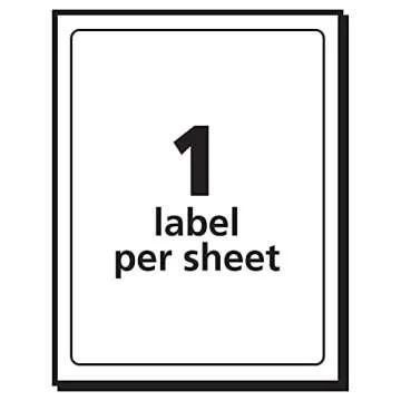 Avery 5450 Removable Print or Write Labels Pack of 40