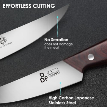DDF iohEF 6-Piece Steak Knife Set for Quality Dining